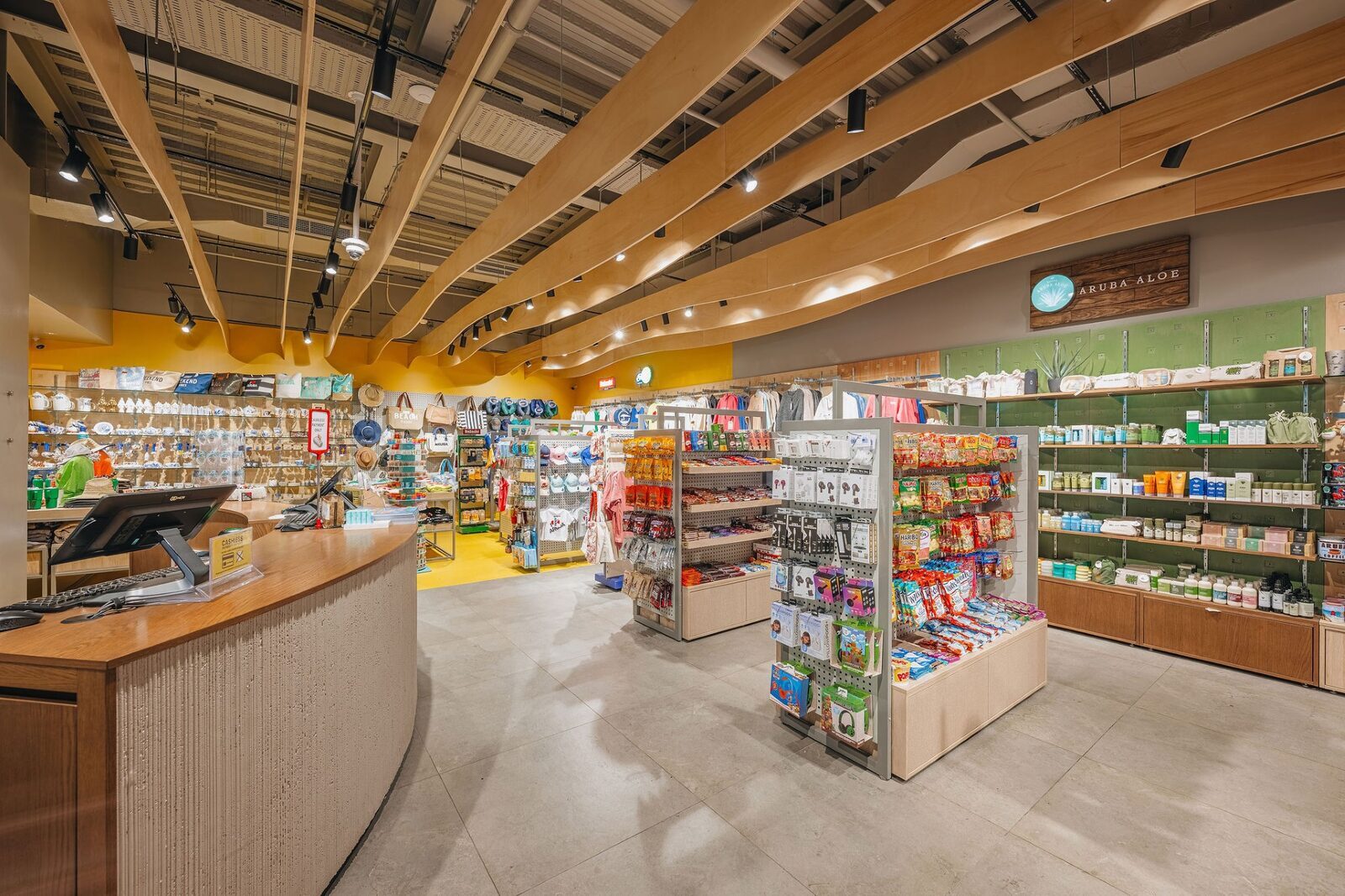 Main Concession Store Airport Aruba overview